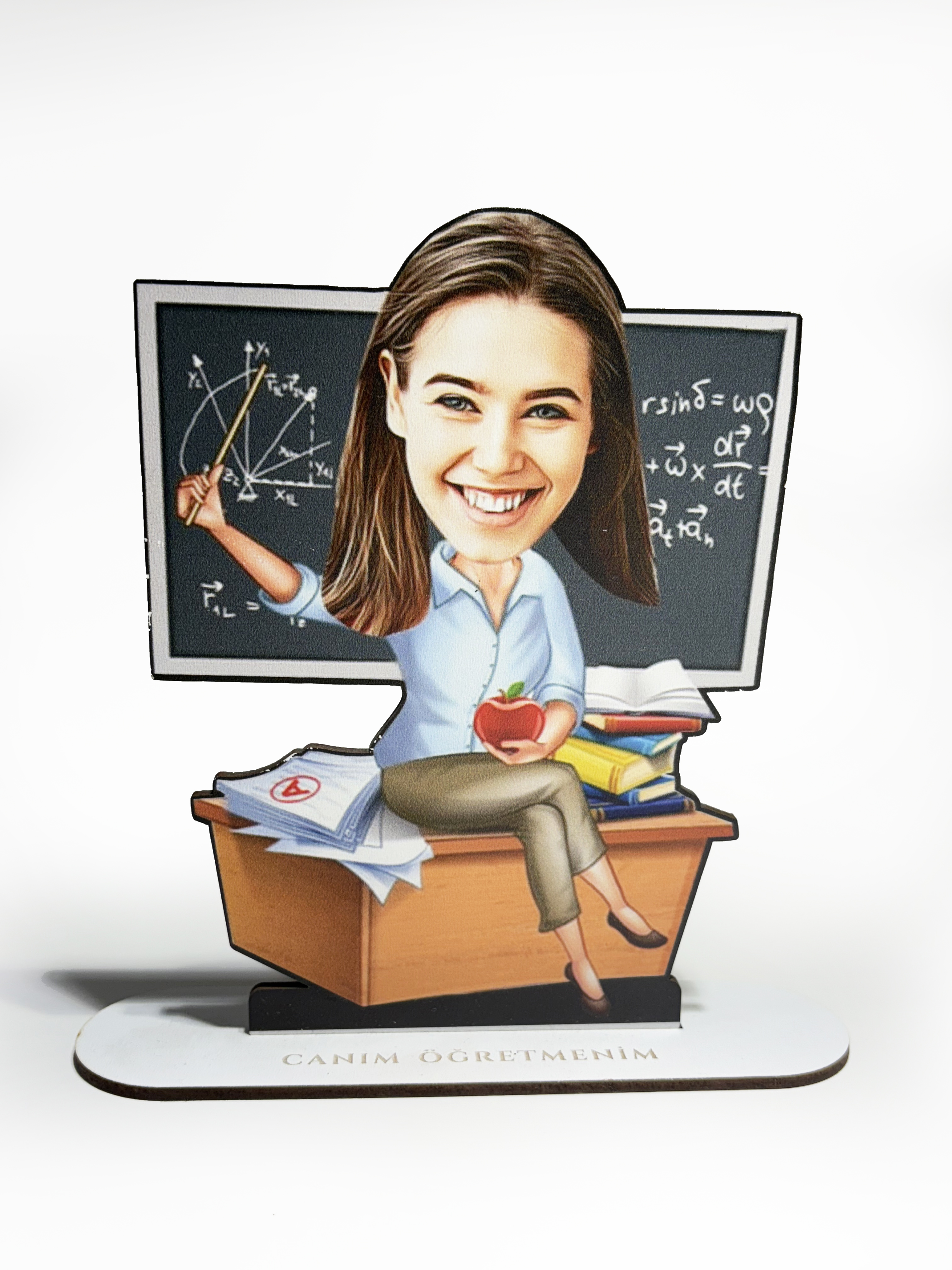 Kadın Öğretmen Karikatürü