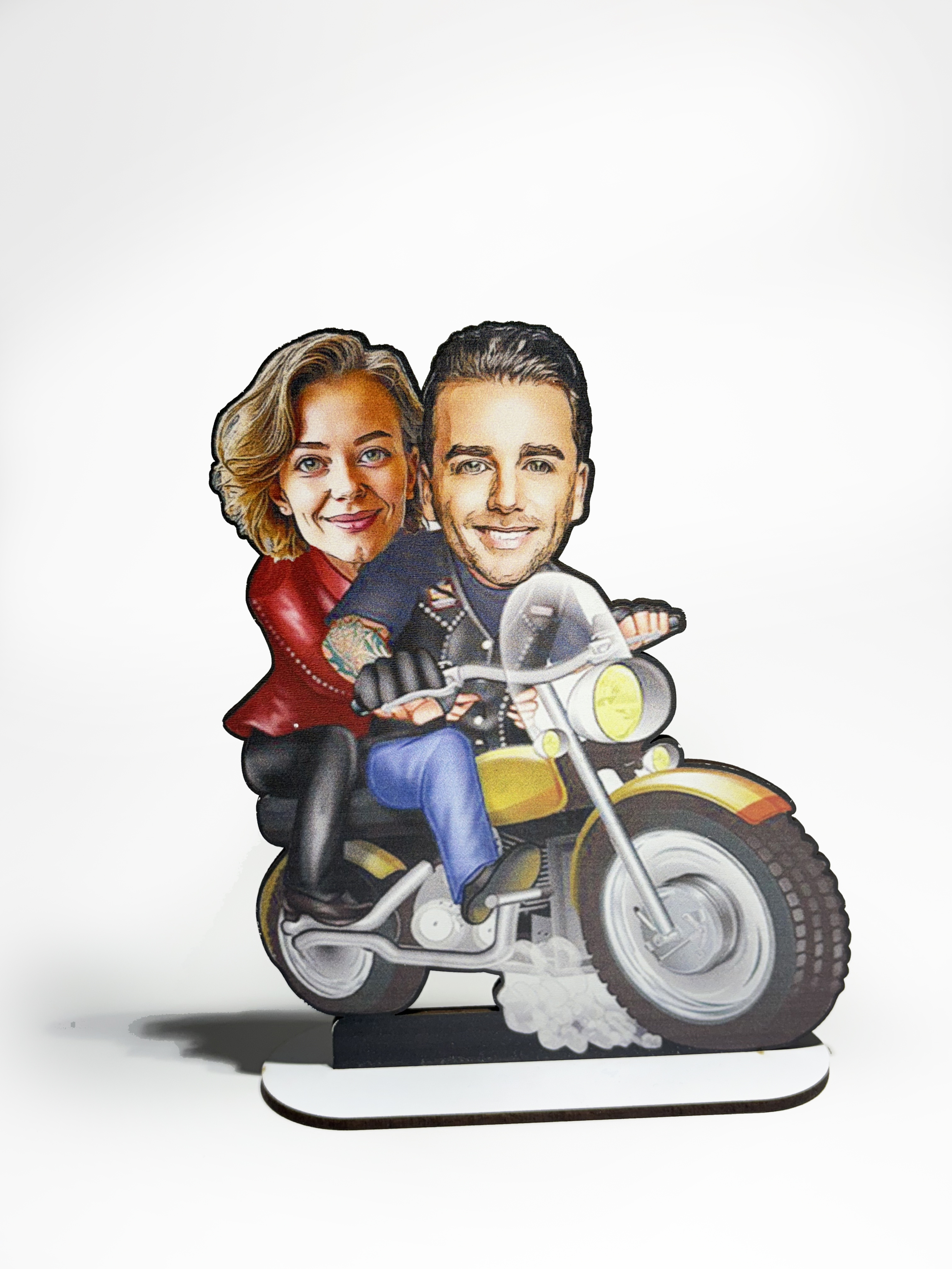 Motorlu Çift Karikatürü