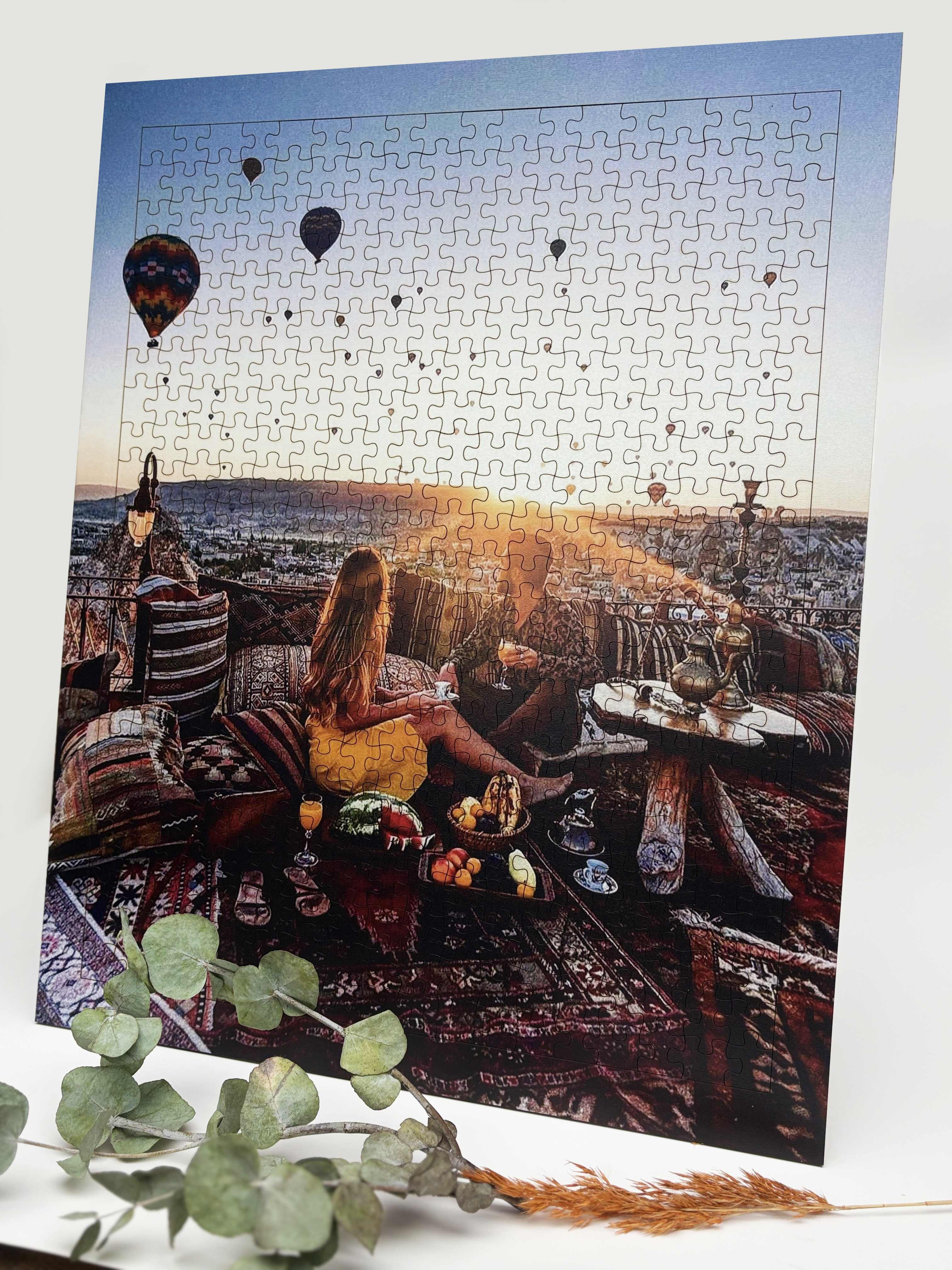 400 Parçalı - 40x50 cm MDF Kişiye Özel Puzzle (Yapboz)