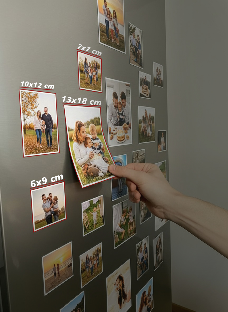 4’lü Fotoğraf Baskılı Buzdolabı Magneti