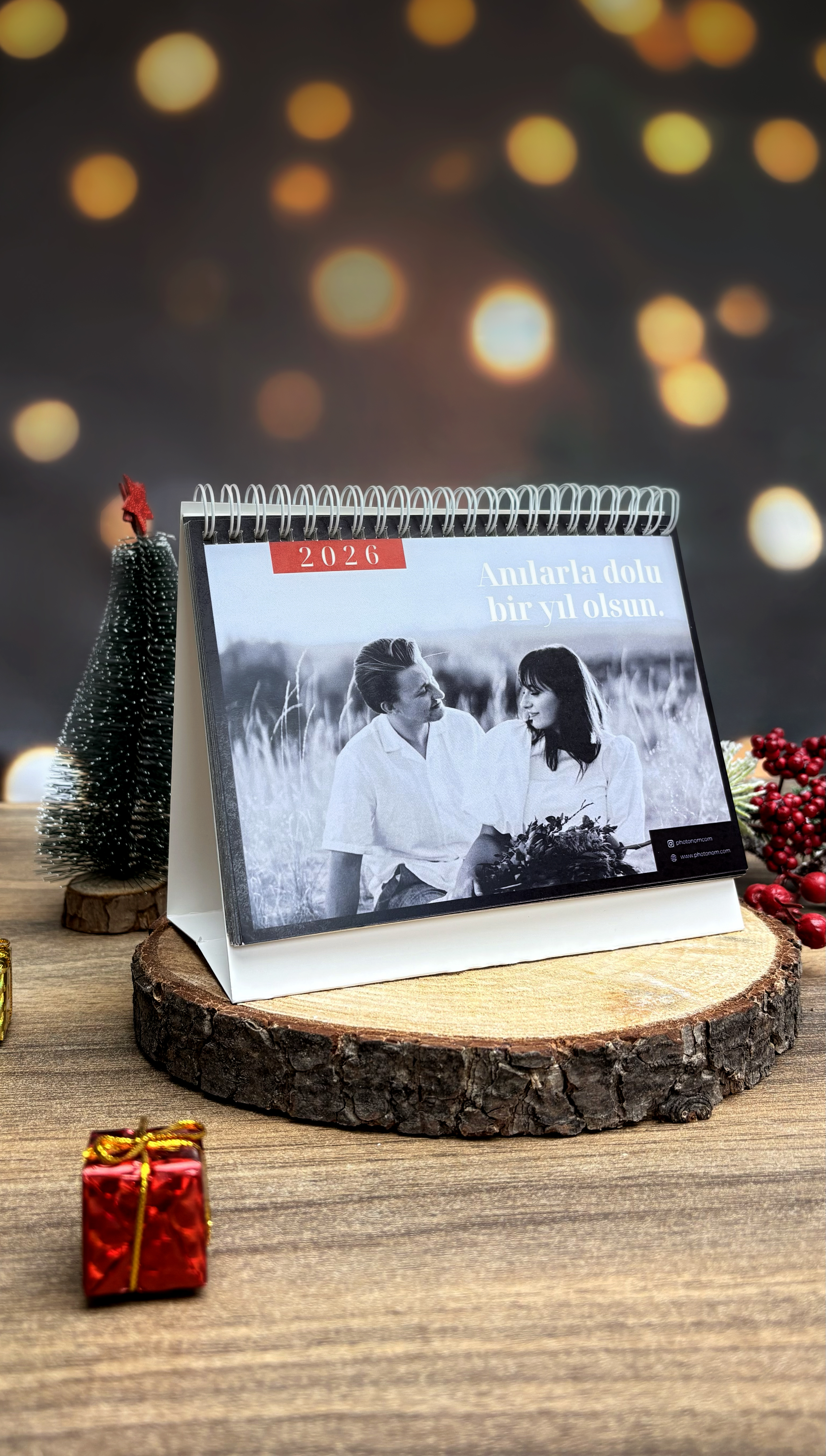 Kişiye Özel Baskılı 2026 Masa Takvimi